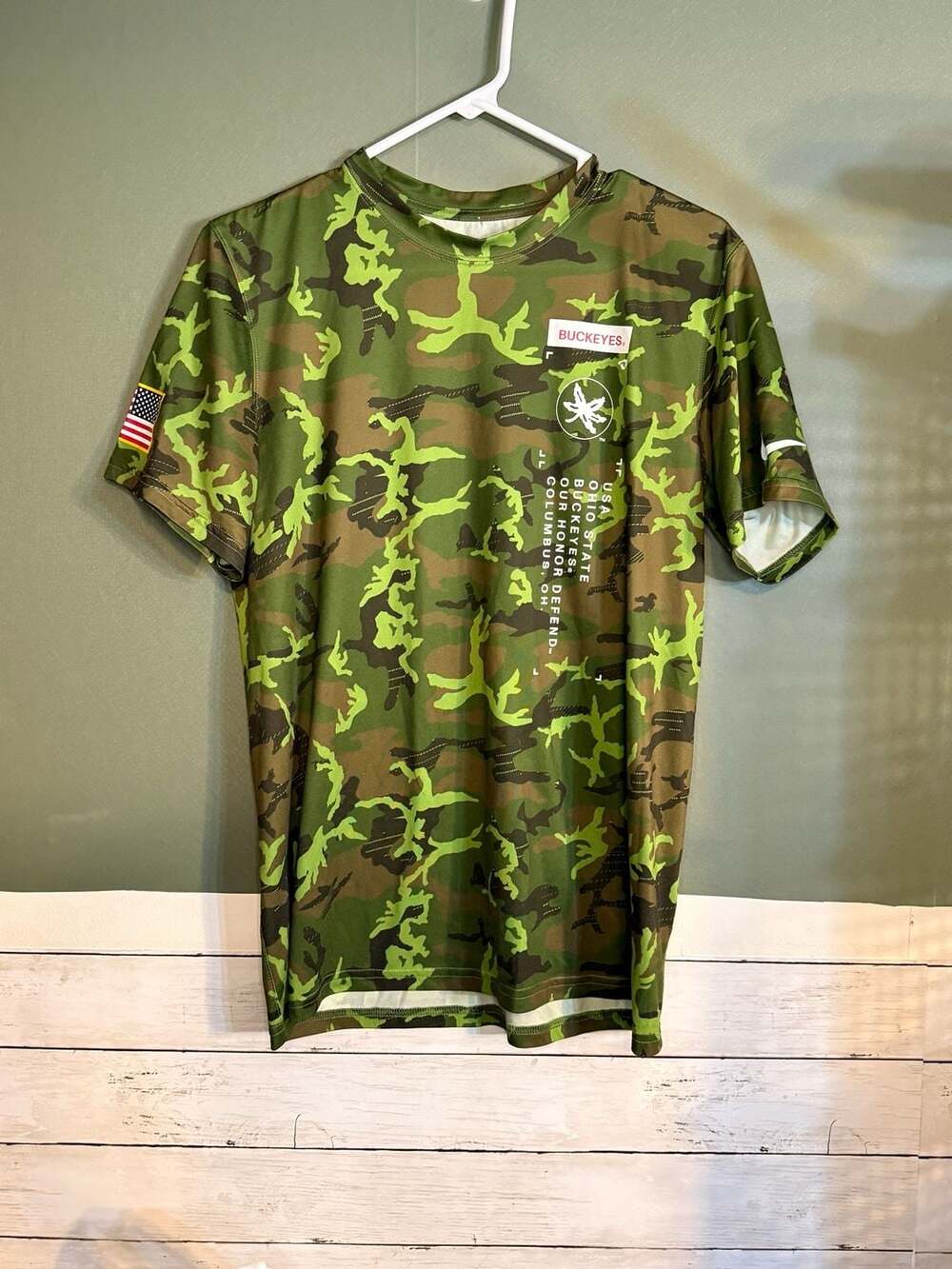 Nike Men's Ohio State Buckeyes Camo Military Appreciation Dri-FIT T-Shirt